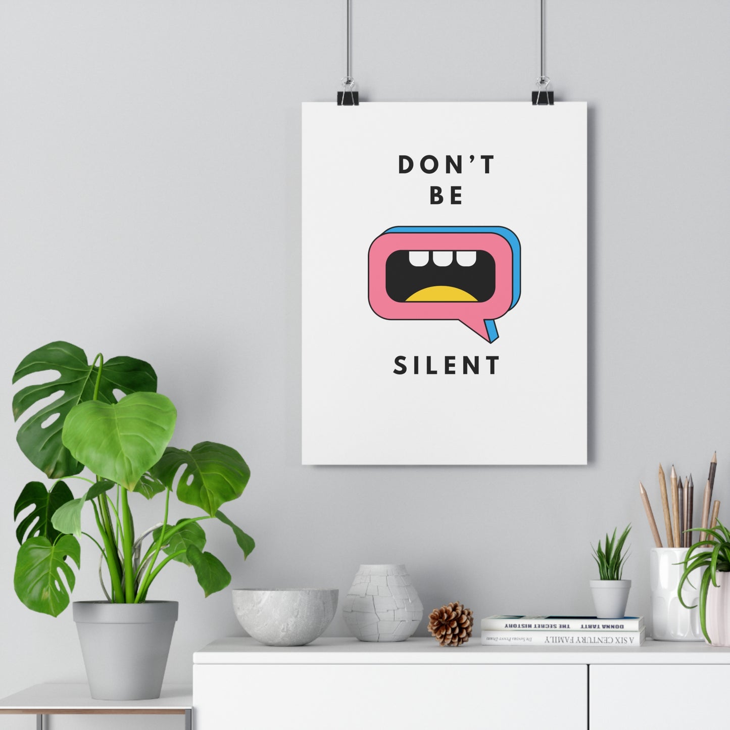 Don't Be Silent Premium Paper Poster