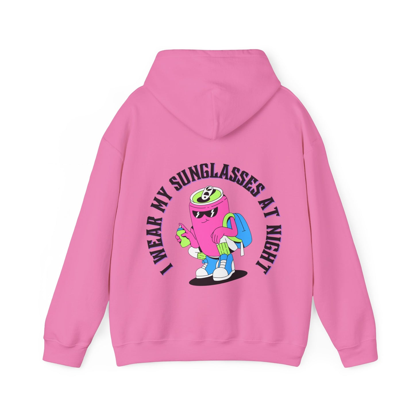 I Wear My Sunglasses At Night Unisex Heavy Blend™ Hooded Sweatshirt (Multiple Colours)