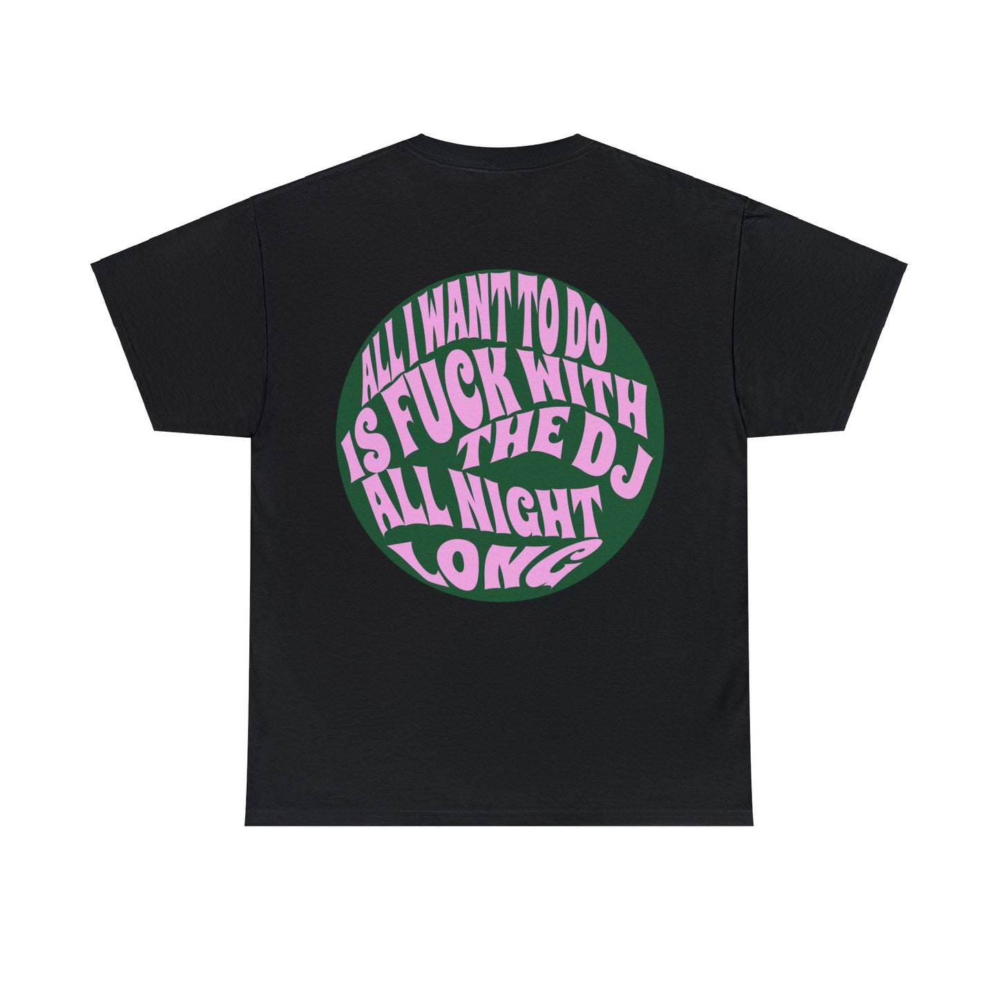 All I Want to Do Is Fuck With The DJ Unisex Heavy Cotton Tee Muliple Colours