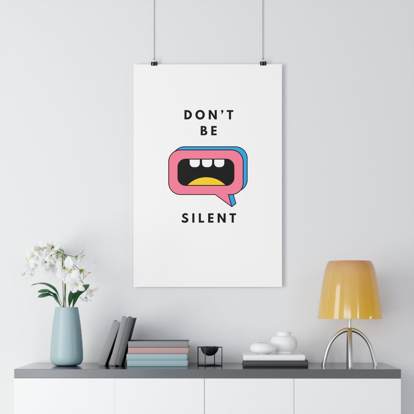 Don't Be Silent Premium Paper Poster