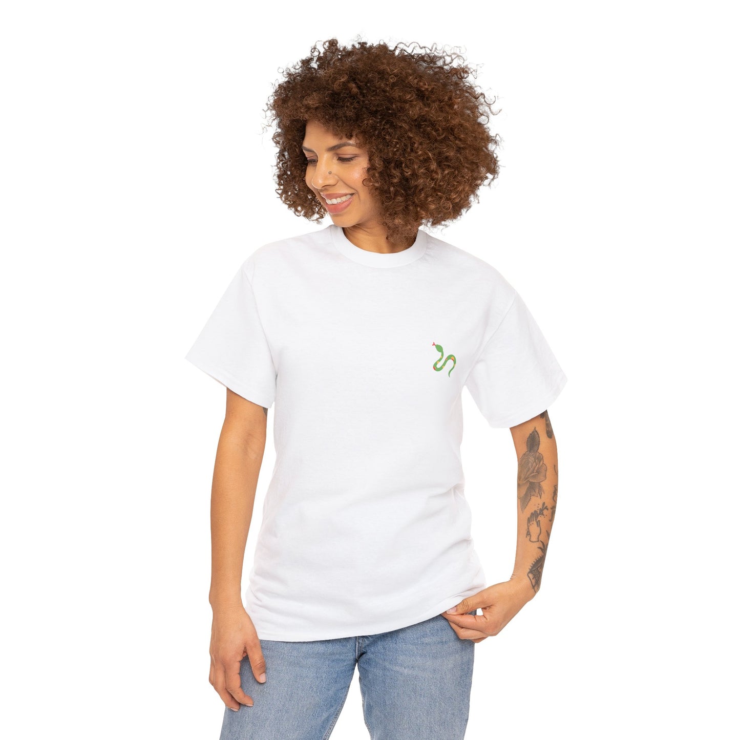 Ain't No Love In The Jungle White Unisex Heavy Cotton Tee