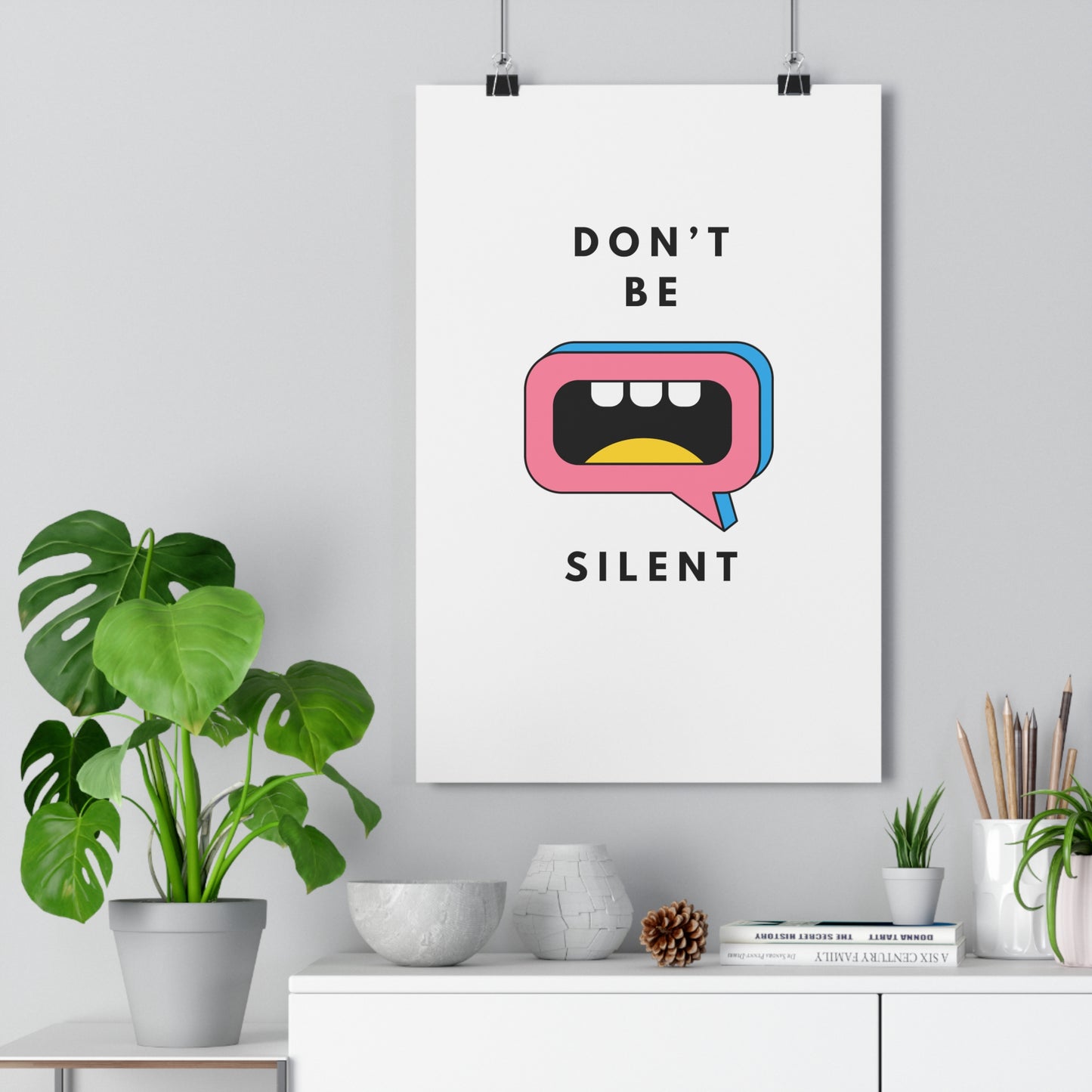 Don't Be Silent Premium Paper Poster