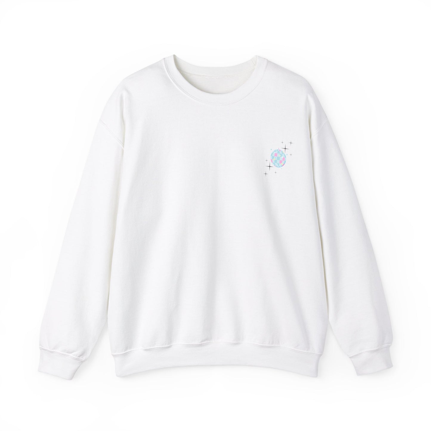 It's Crystal Clear To Me White Unisex Heavy Blend™ Crewneck Sweatshirt