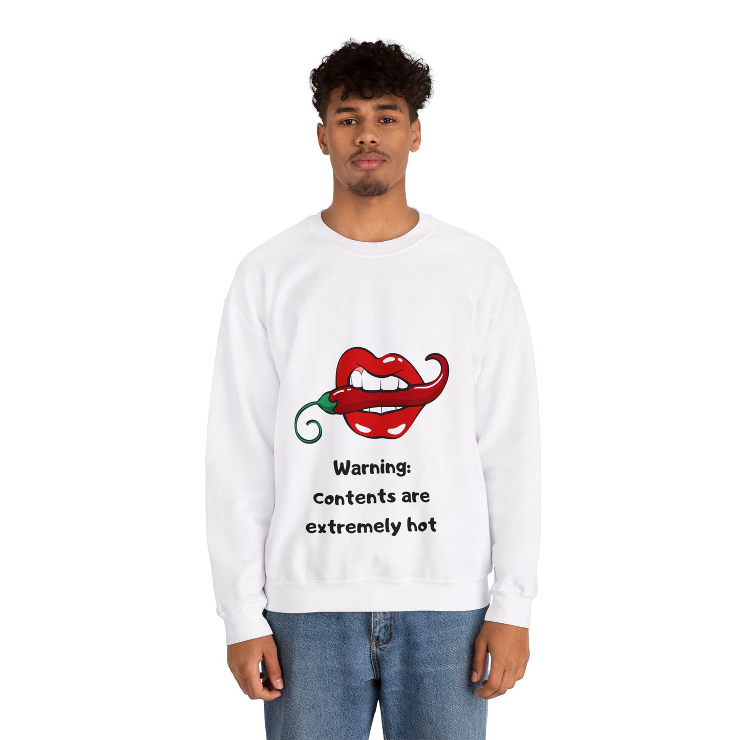 Unisex Chilli Lips Heavy Blend™ Crewneck Sweatshirt