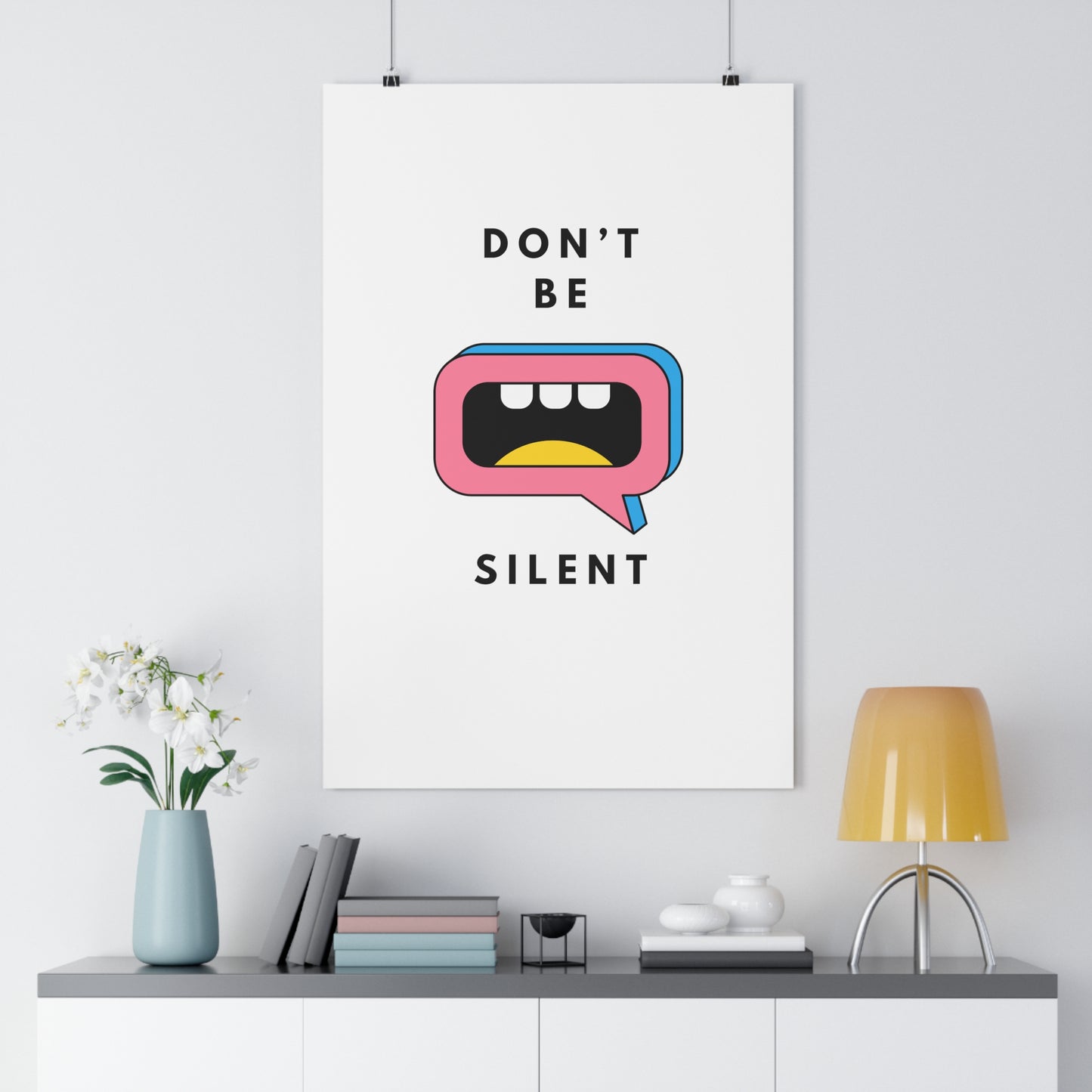 Don't Be Silent Premium Paper Poster